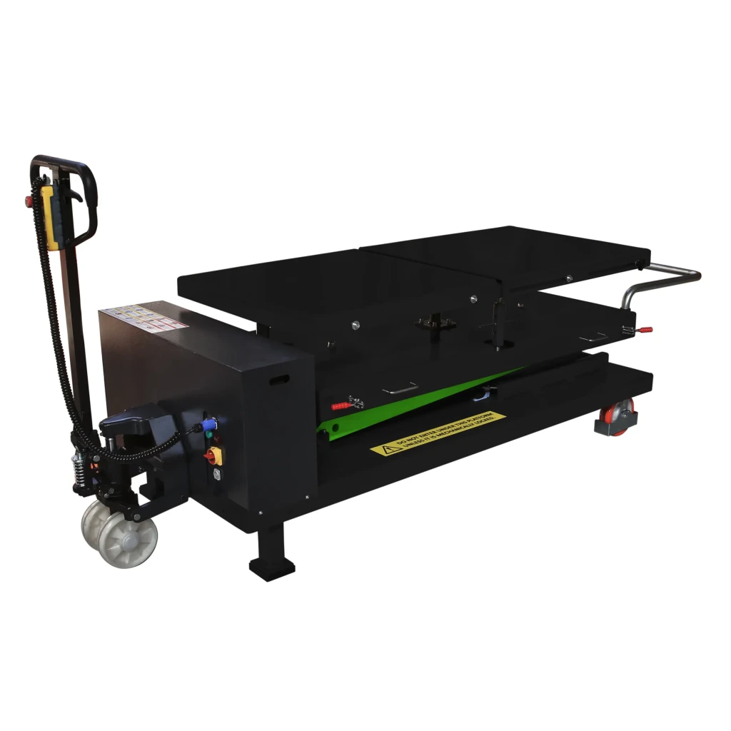 CEAS MS12MKIT 2,640 Lb. Lifting Table, Electric/Hydraulic With Adapters - Image 2
